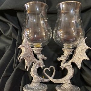 Ballena bay pewter vintage goblets